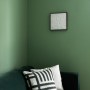 Peckham Home | Green on green for a study / spare room | Interior Designers